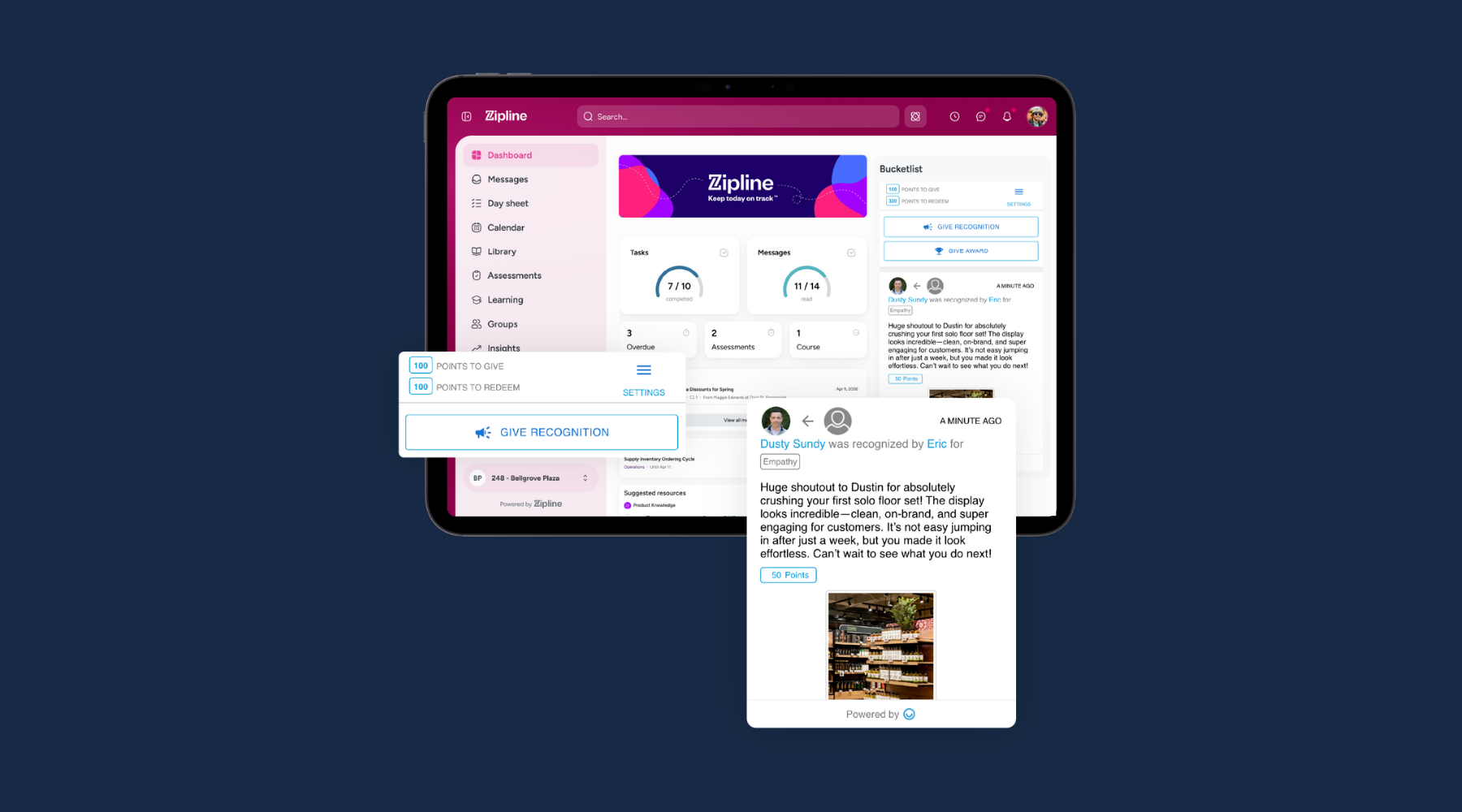 Bucketlist + Zipline Integration Image